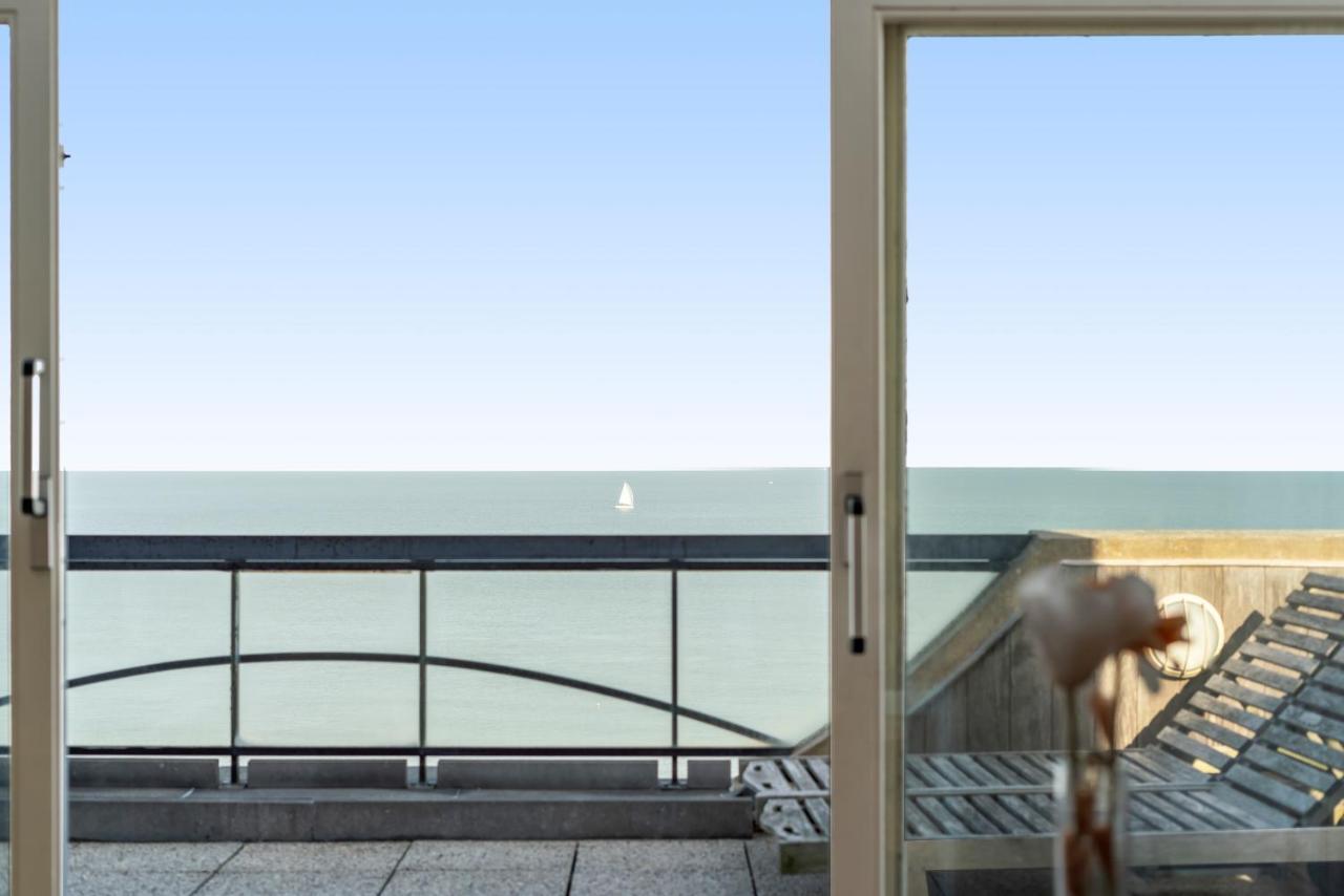 Penthouse App Met Imposant & Eindeloos Zeezicht Apartment Middelkerke Exterior photo